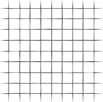 oscuro mano dibujado cuadrícula modelo con agudo puntiagudo intersecciones en blanco antecedentes vector