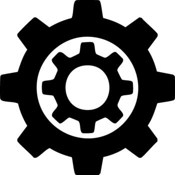 dos enclavamiento engranajes representando proceso Progreso maquinaria ajustes o sistemas administración vector