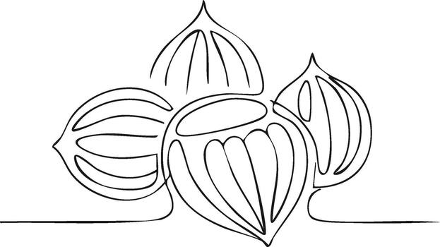 continuo línea dibujo de cebolla cúpulas, minimalista arquitectónico bosquejo con domos vector