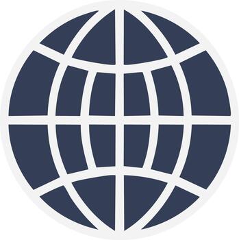 mundo global comunicación red Internet tecnología globo esfera tierra cuadrícula vector