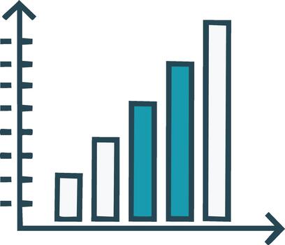 columna gráfico ilustración negocio grafico infografía elemento gráfico reporte diagrama Progreso vector