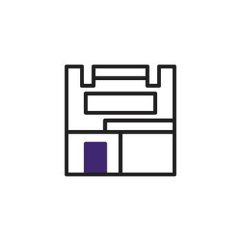 resumen geométrico edificio arquitectura diseño presentando limpiar líneas con un toque de sutil vector