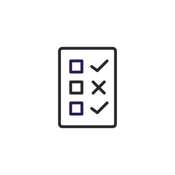 representa decisión haciendo proceso Lista de Verificación con positivo y negativo realimentación selección proceso vector