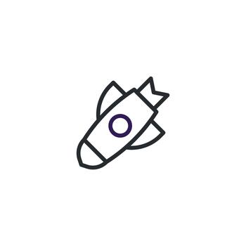 ilustración de un estilizado astronave Listo para lanzamiento y explorador más allá terrestre límites vector