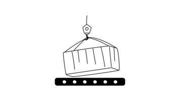 Robotic system for automated loading and unloading in factories. video