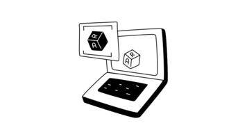 aumentado realidade modelagem para criando 3d objetos dentro a metaverso. video