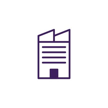 moderno minimalista edificio ilustración representando ciudad arquitectura con geométrico líneas para real vector