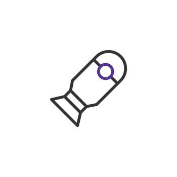 Stylized microphone icon representing audio recording with a focus on simplicity and futuristic vector