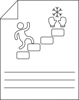 Abstract geometric simple briefcase icon graphic element vector