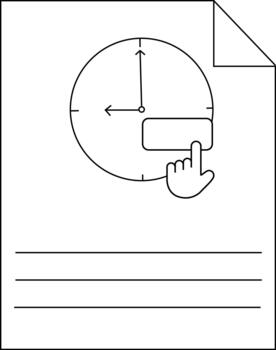 Abstract Click Button Icon Design Element vector