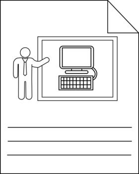 Computer Icon Graphic Design Element vector