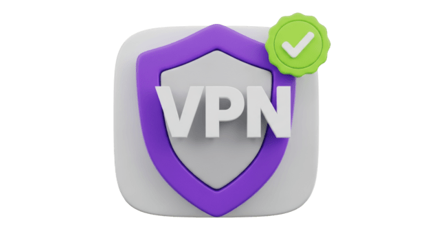 3 d v p n skydda med bock ikon isolerat på en transparent bakgrund virtuell privat nätverk png