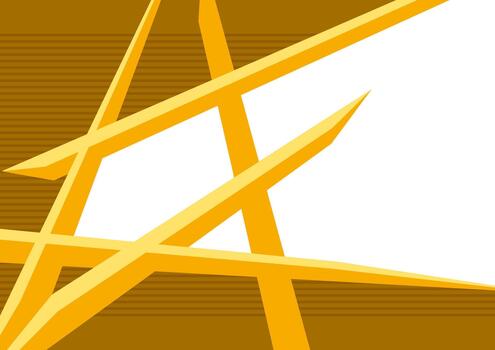 Background with abstract lines star. Geometric texture of chaotic lines in shape of star. vector