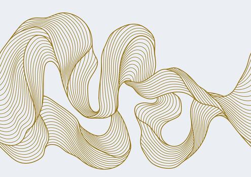 sin costura ola línea modelo. resumen antecedentes con chinos. vector