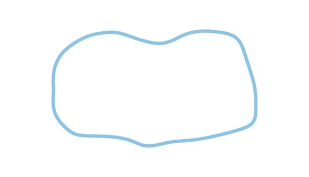 mano dibujado ondulado fluido caja de texto contorno formas un orgánico irregular rectángulo forma. contorno y gota detalles crear un único antecedentes para texto, resumen diseños y creativo marco conceptos. vector