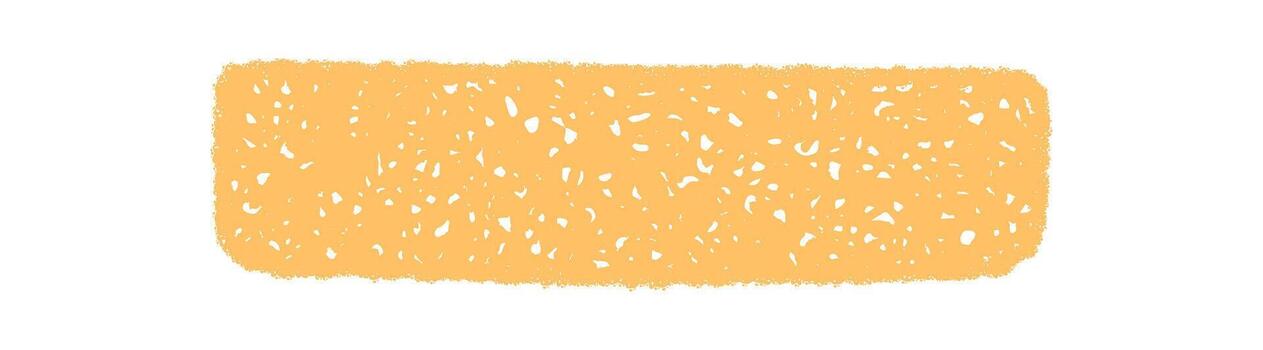 fluido tiza garabato rectángulo caja con áspero bosquejo textura formas un creativo marco. Escribiendo elemento hechos como un etiqueta o citar antecedentes en naranja, ideal como único gráfico o diseño acento. vector