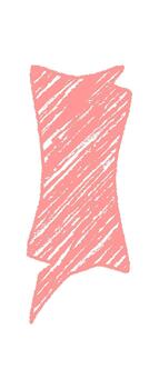 Wavy chalk speech bubble template with sketch style on diagonal layout. Organic textbox forms unique message or comment area for talk and chat. Abstract concept suits modern communication visuals. vector