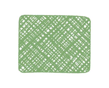 Hand drawn fluid rectangle with bold crayon and pastel scribble creates an abstract quote frame in graphic sketch style. Grunge background and artistic outline, unique element for creative use. vector