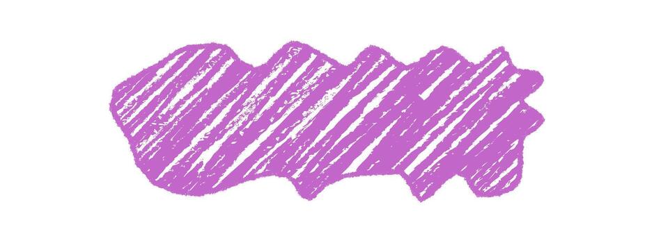 Pastel crayon squiggle with handdrawn texture forms a text frame. Diagonal scribble shape and fluid rectangle box serve as a modern banner and background in graphic label concept. vector