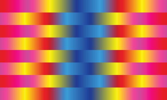 Vibrant Gradient Horizontal Stripes. Colorful horizontal gradient stripes with smooth transition for modern design vector