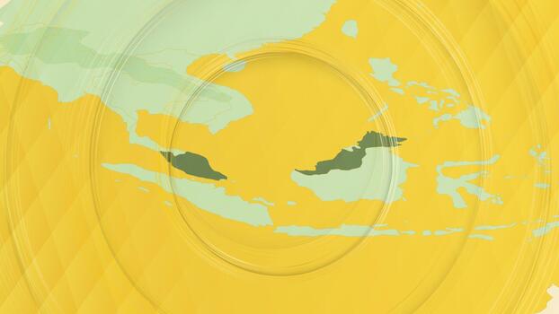 resumen mapa de Malasia y rodeando regiones con circular patrones. vector