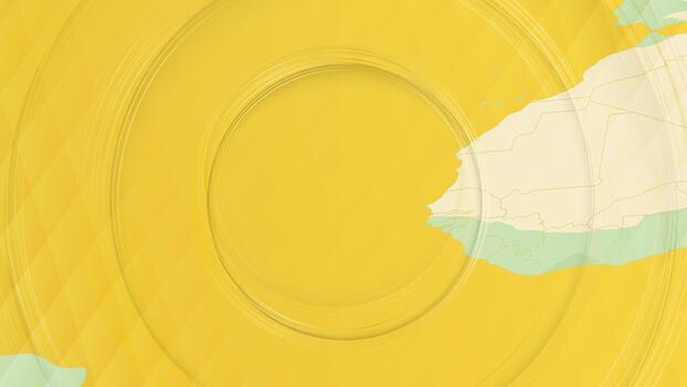 Abstract Map of Cape Verde and Surrounding Regions with Circular Patterns. vector