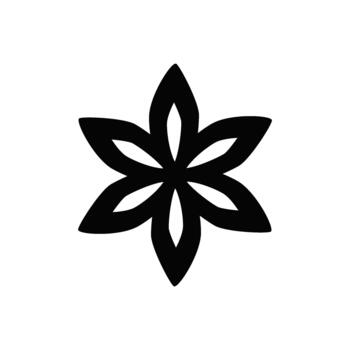 A simple and elegant six-pointed star illustration, perfect for various design applications vector