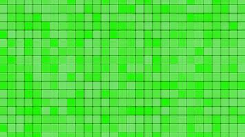 hell Grün geometrisch Würfel platzen Bildung kreisförmig Struktur. geloopt 3d Rendern video