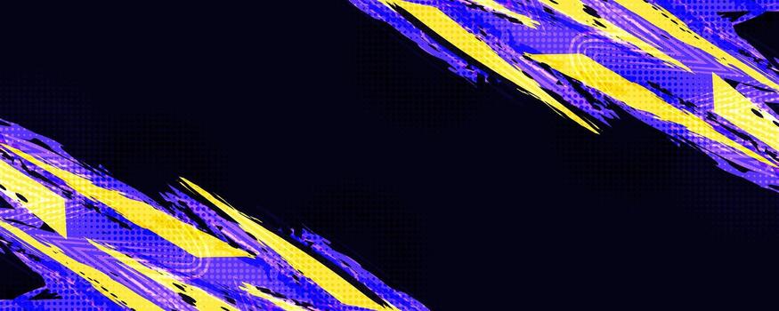 resumen Deportes evento antecedentes con dinámica cepillo golpes y trama de semitonos modelo. rasguño y textura elementos para diseño vector