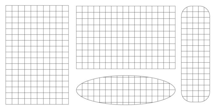 Grid lines and projections of a sphere vector
