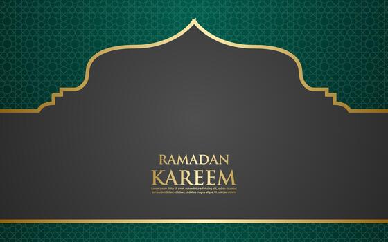 Ramadan greeting background, Elegant elements for design templates, place for text greeting cards and banners for Ramadan kareem. vector