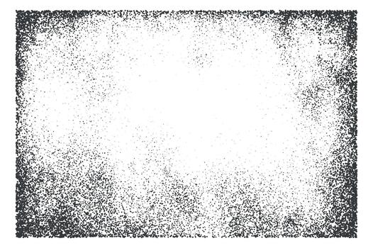 Abstract Grunge Border Texture with Scratched and Dirty Surface Look vector