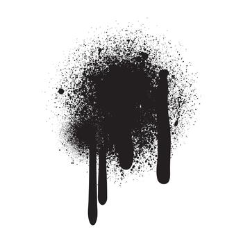 resumen tinta explosión chapoteo Arte diseño. líneas y gotea negro tinta salpicaduras resumen salpicado tinta textura con largo negro pintar gotea vector