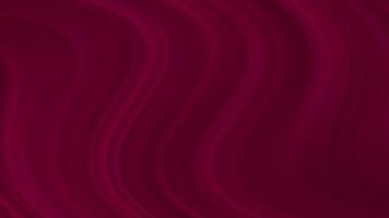 elegant djup djupröd strömmande abstrakt vågor skapande en lyxig och slät lutning, vågig abstrakt animering med mjuk strömmande rörelse i en sömlös slinga, perfekt för lynnig elegant bakgrunder. video