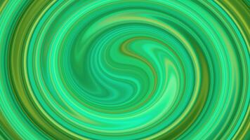 dinámica degradado antecedentes con vibrante verde y amarillo remolino verde arremolinándose vórtice animación con suave giratorio fluir, ideal para energético resumen bucle antecedentes. video