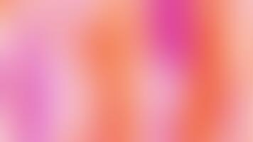 Sanft Gradient Hintergrund mit zart Rosa und Orange Farbtöne zum elegant Designs Sanft Pfirsich und Rosa verschwommen Gradient Bewegung, Erstellen ein Ruhe und verträumt Schleifen abstrakt Hintergrund zum modern Bewegung. video