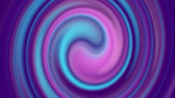 virvlande lugn en lutning bakgrund med rosa, blå, och lila nyanser i en dynamisk virvla djup lila virvlande lutning animering med vätska roterande rörelse och sömlös looping för lynnig abstrakt video