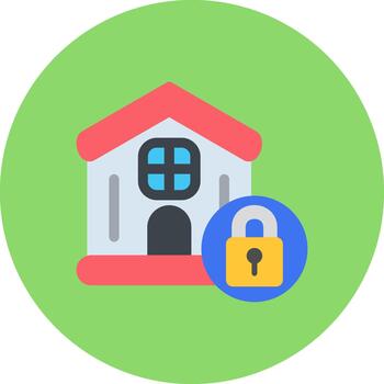 Secure Subtle Stroke Patch vector