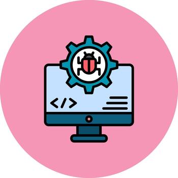 error apagado color textura vector