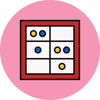 Table Of Rates Subtle Stroke Patch vector