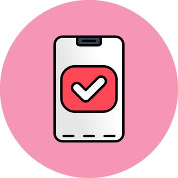 teléfono inteligente agudo hacer textura vector