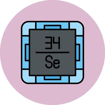 selenio ultra multa contorno vector