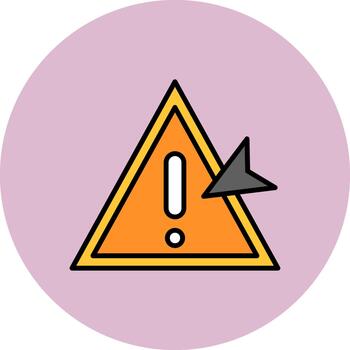 Warning Light Grid Fragment vector