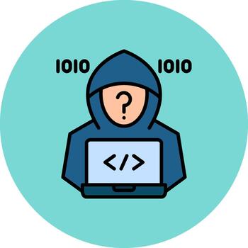 Hacker Dynamic Stroke Element vector