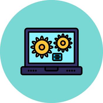 proceso futuro píxel modelo vector