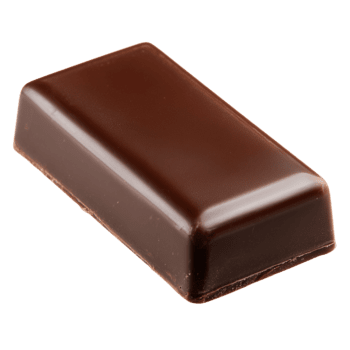 rettangolare cioccolato caramella bar con liscio, lucido superficie su trasparente sfondo png