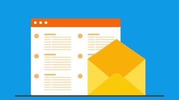 animazione di insetto e maligno e-mail concetto. phishing attacco, spam, o truffa Messaggio minaccioso. cibernetici attacco e personale dati furto. 4k animato risoluzione video