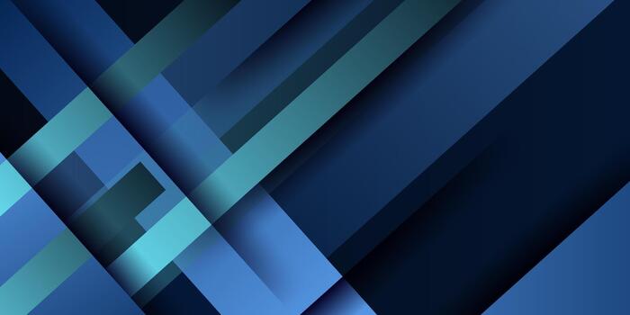 azul rectangular modelo resumen antecedentes con geométrico en capas elementos y lustroso oscuridad para presentación diseño. eps10 vector