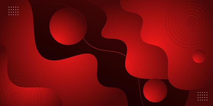 resumen rojo ola modelo en un brillante color antecedentes. sencillo y de moda papel cortar modelo antecedentes concepto. eps10 vector