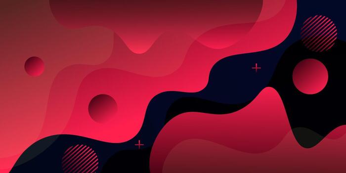 resumen rojo ola modelo en un oscuro antecedentes. sencillo y de moda diseño en un antecedentes modelo. eps10 vector